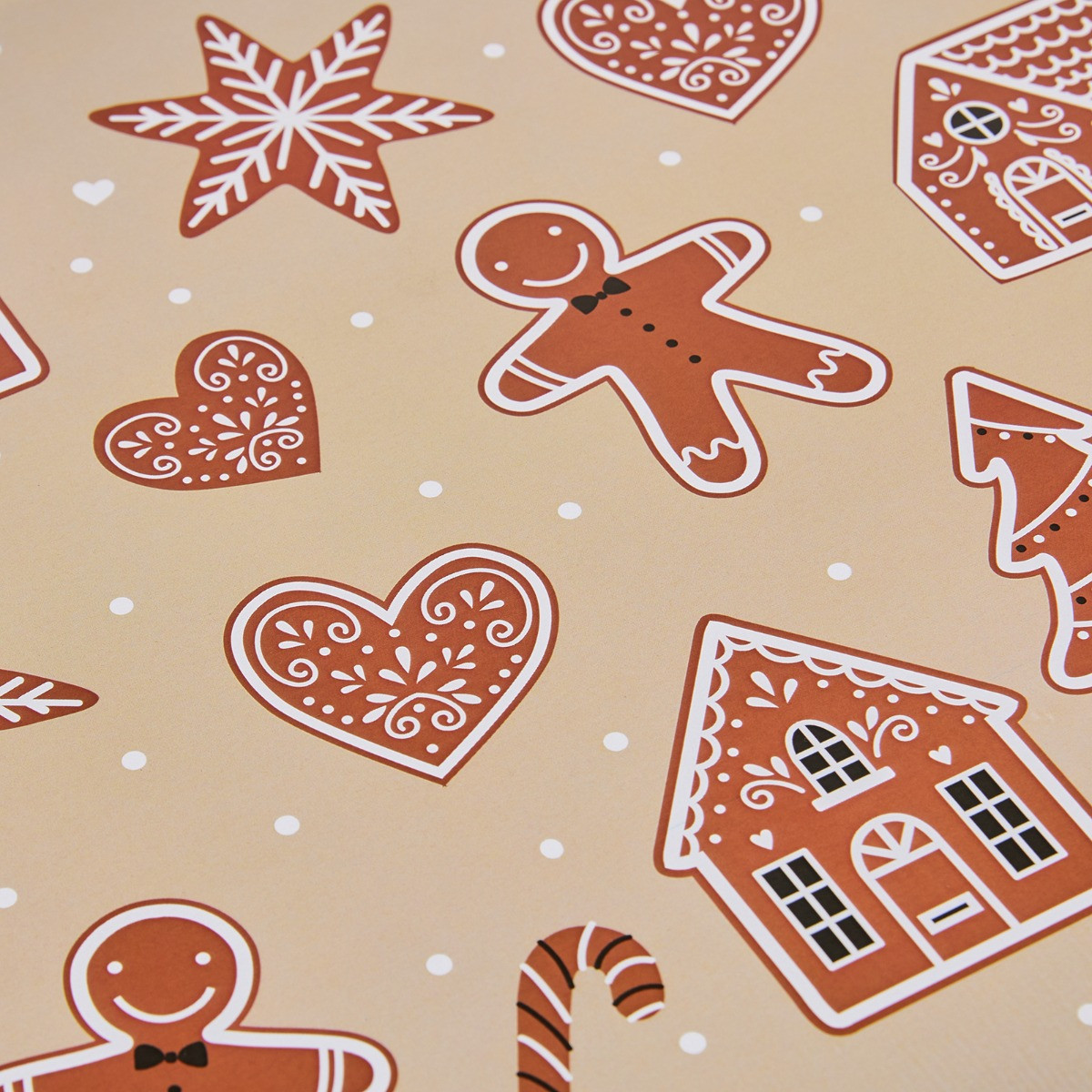 OHS Gingerbread Print Lap Tray - Natural>