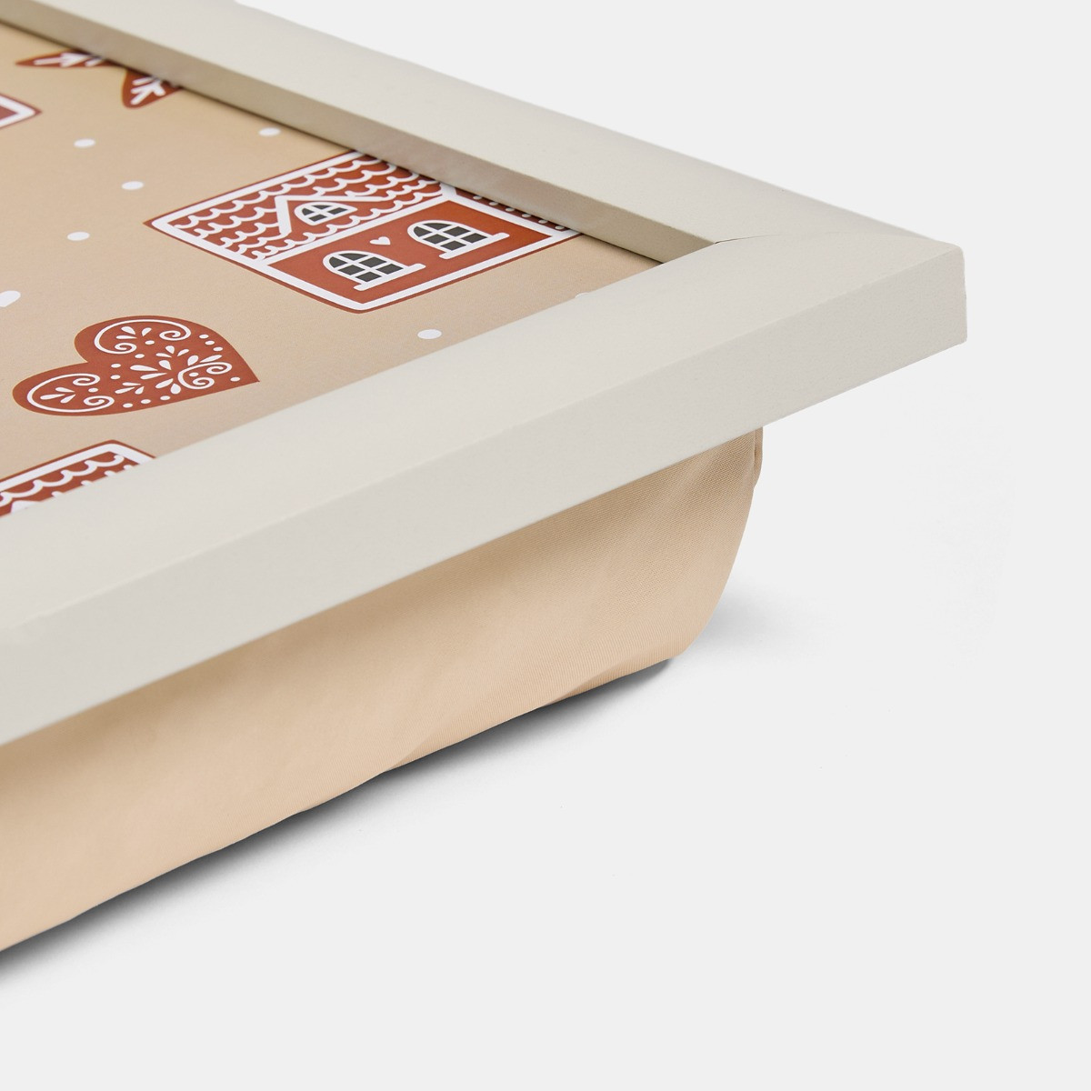 OHS Gingerbread Print Lap Tray - Natural>