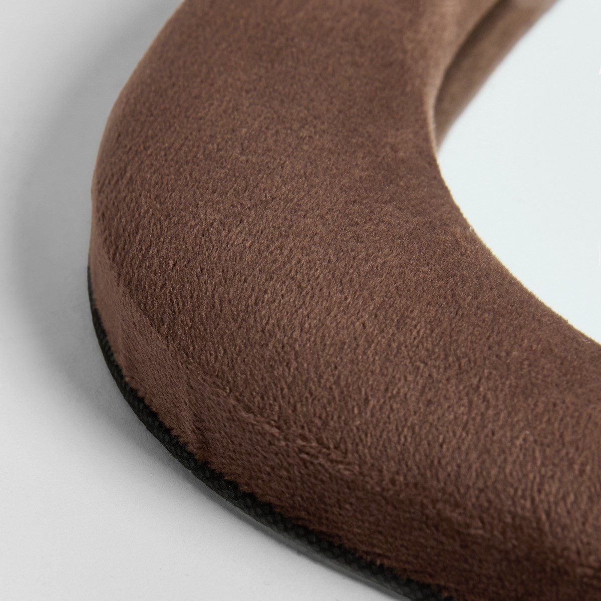 OHS Matte Velvet Irregular Mirror - Chocolate>