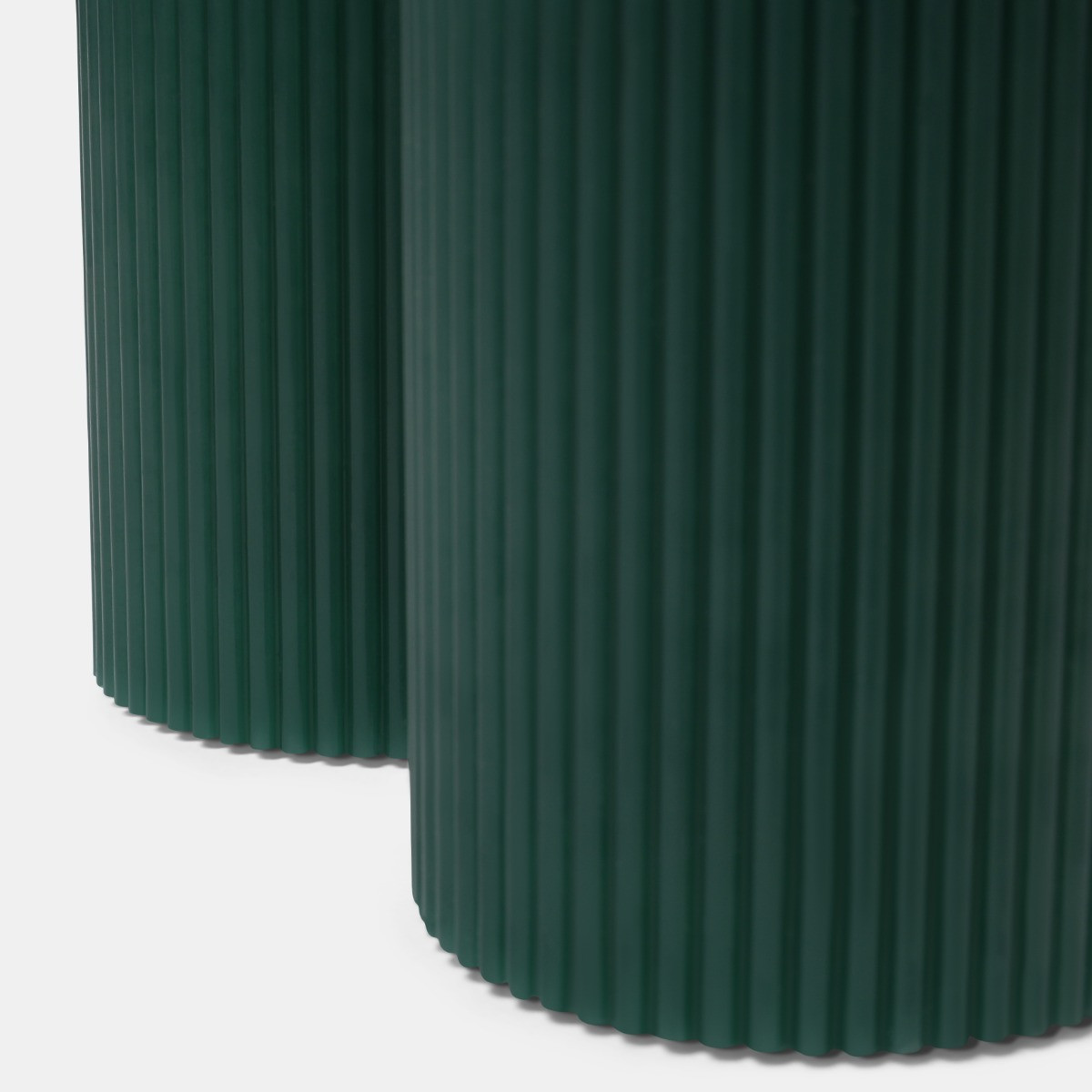 OHS LED Ribbed Candles, Woodland Green - 3 Pack>