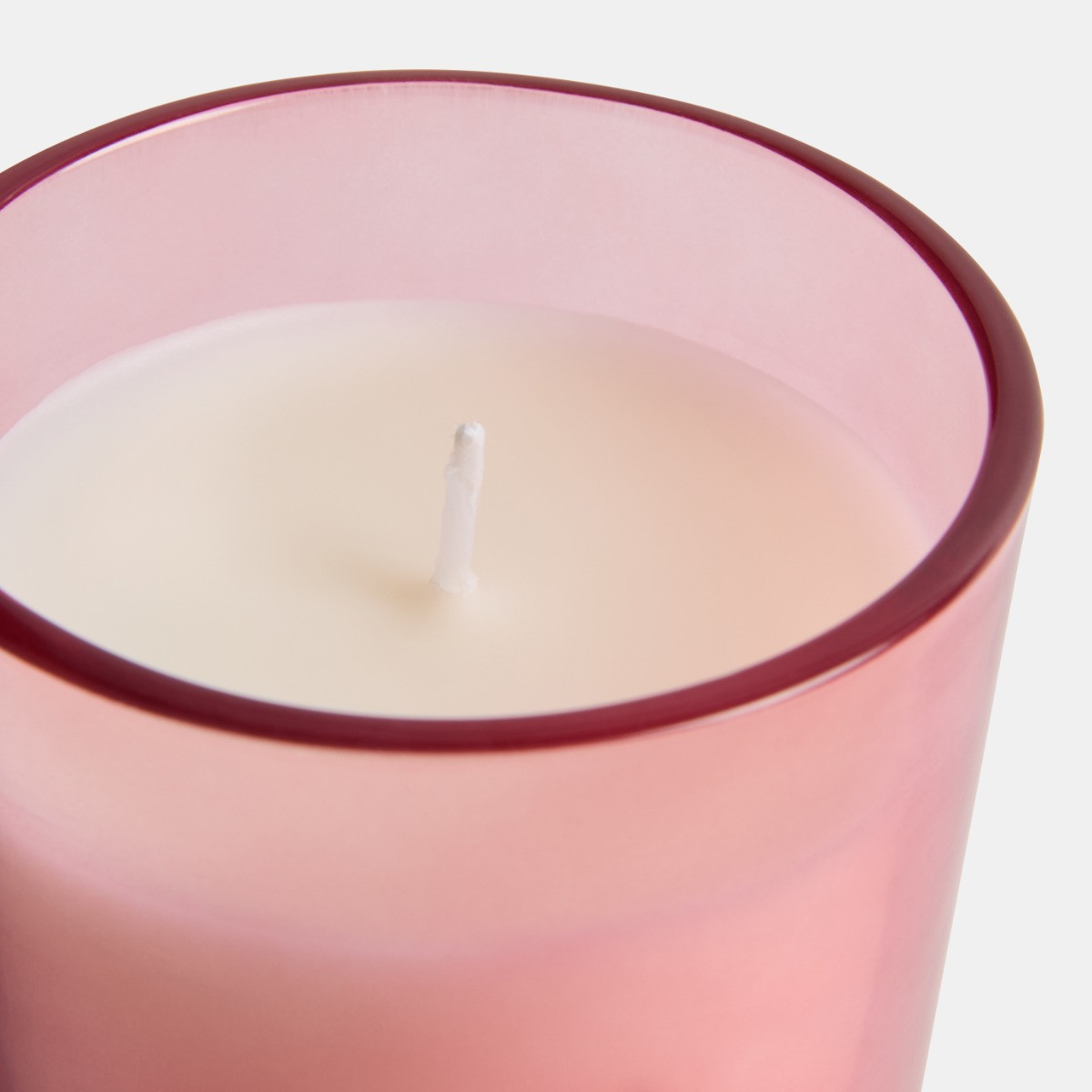 OHS Pumpkin Spice Scented Glass Candle - Burgundy>