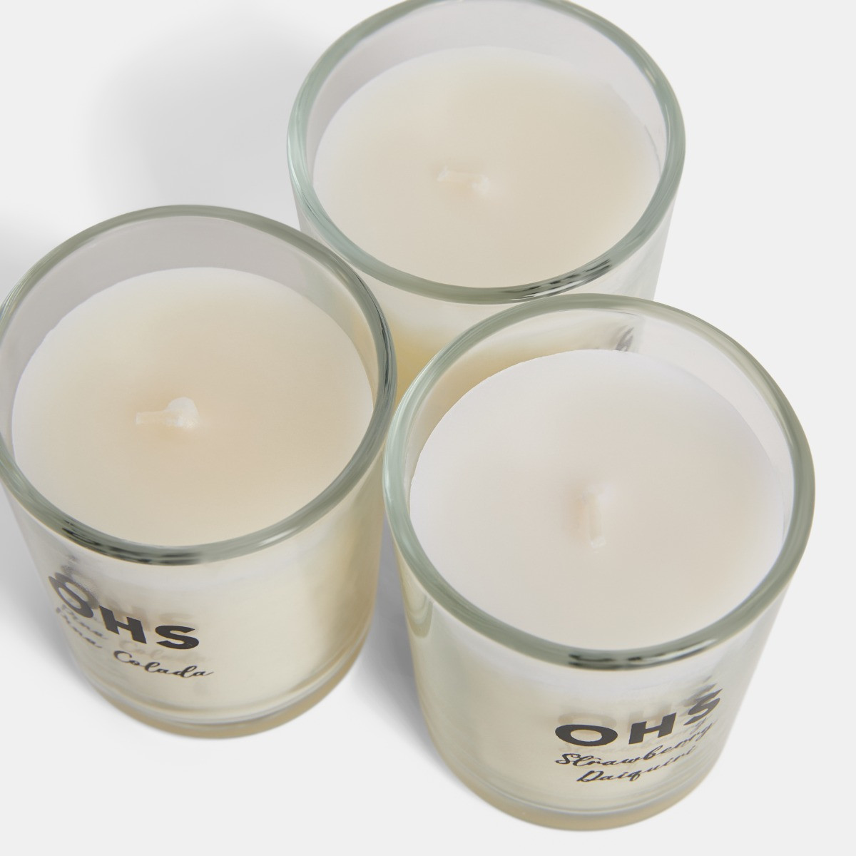 OHS 3 Glass Cocktail Scented Candle Set -  Multi>