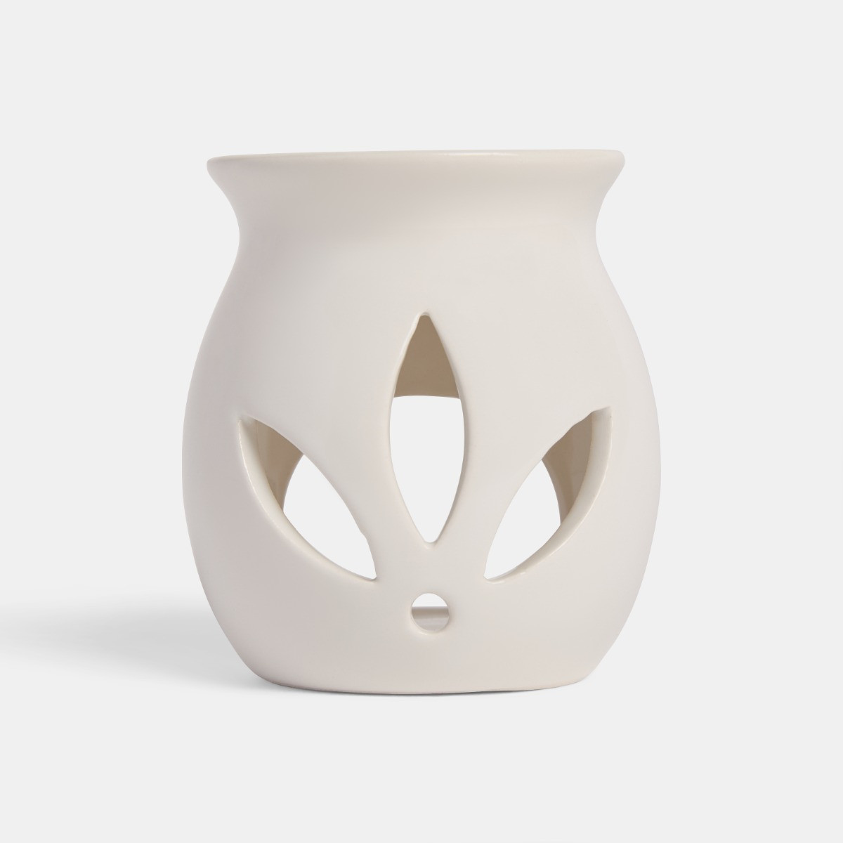 OHS Unwrap Me Ceramic Oil Burner, 10ml Oil & 4 Tealights Set - Burgundy>