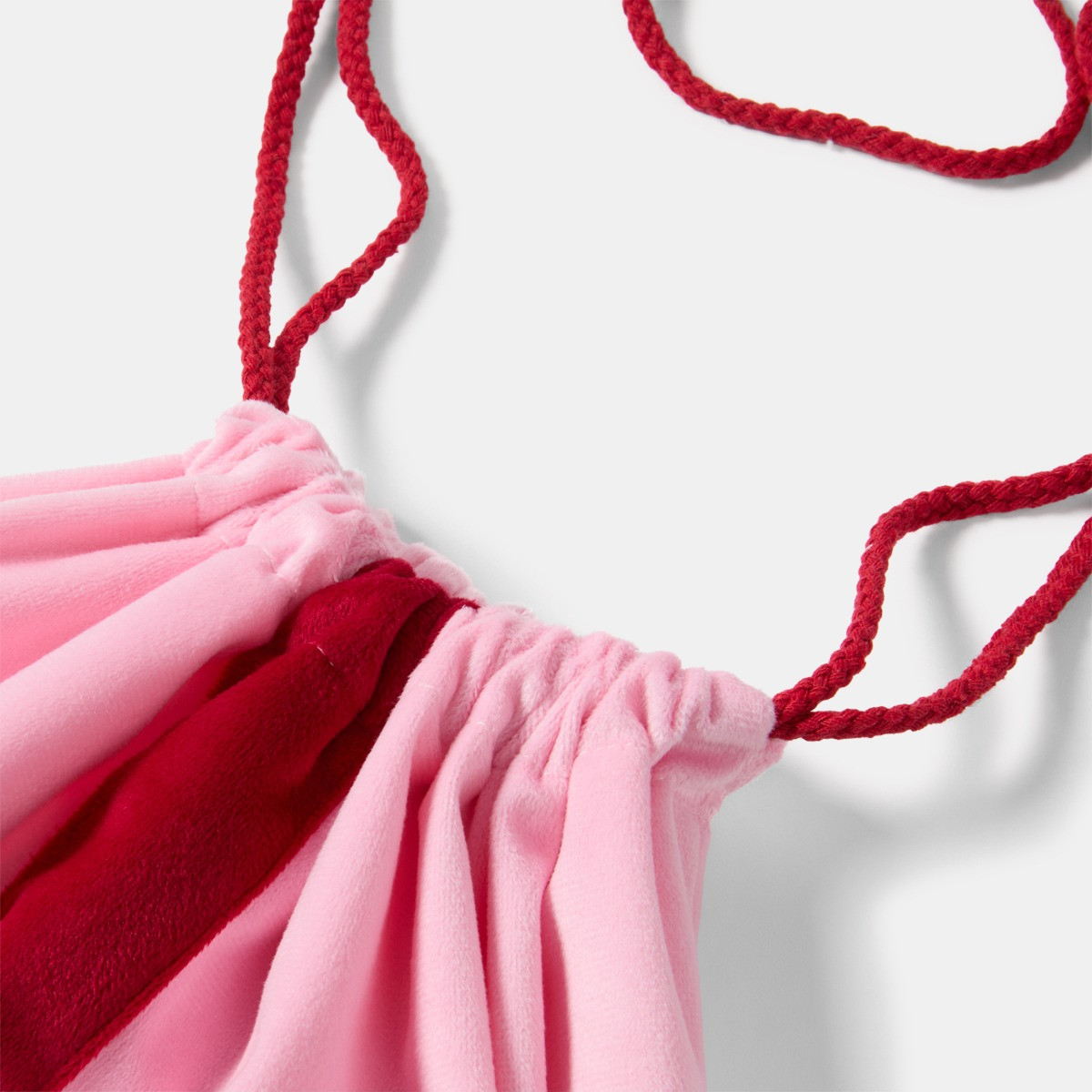 OHS Bow Christmas Sack - Pink/Red>