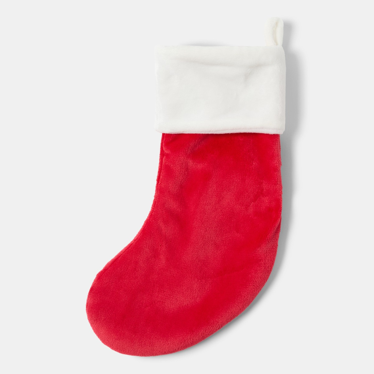 OHS Plush Bow Stocking - Red>