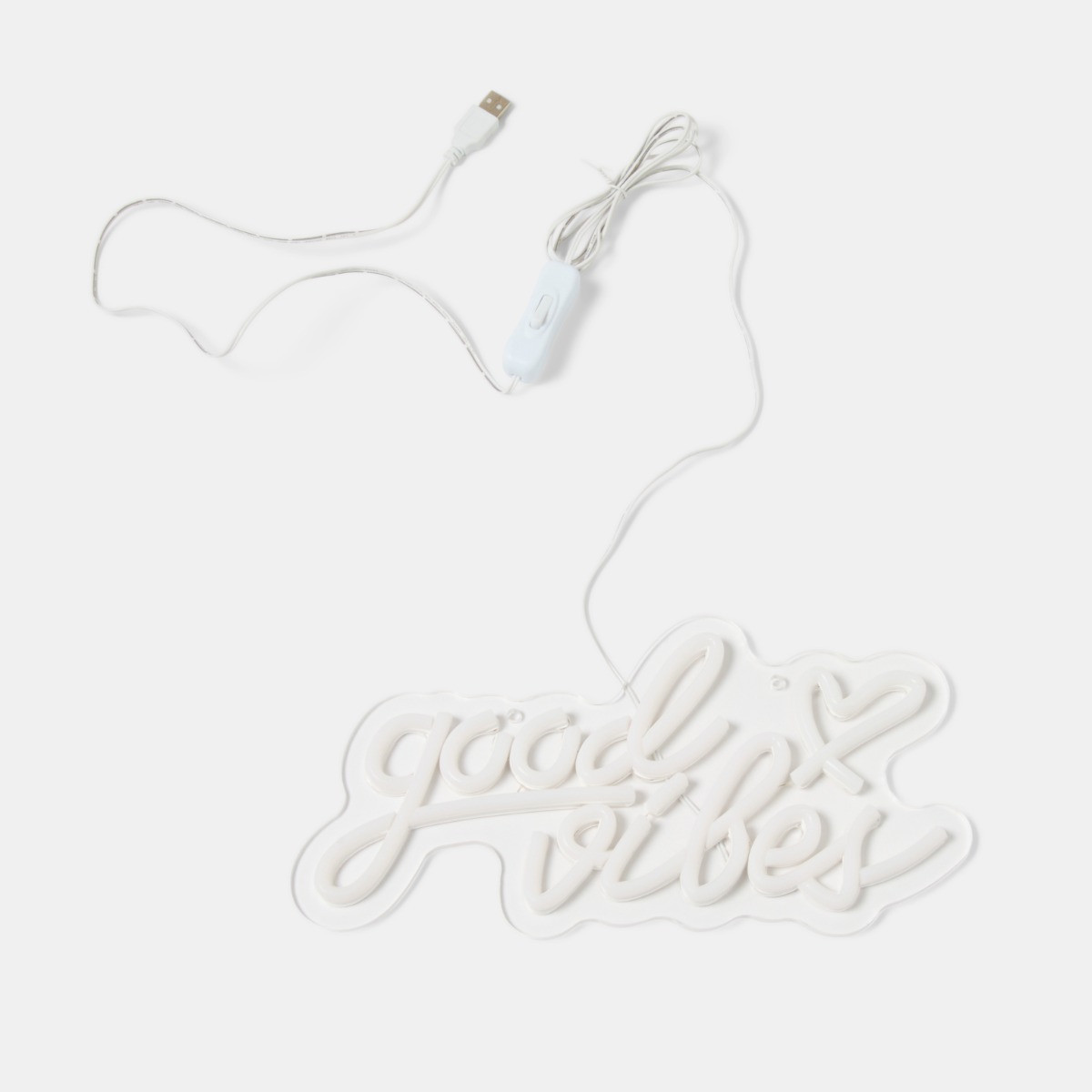 OHS Good Vibes LED Sign - Hot Pink>