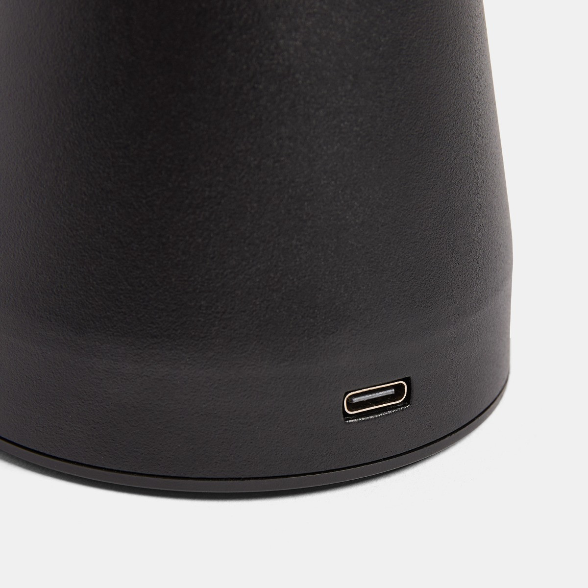 OHS Mushroom Rechargeable Table Lamp - Black>