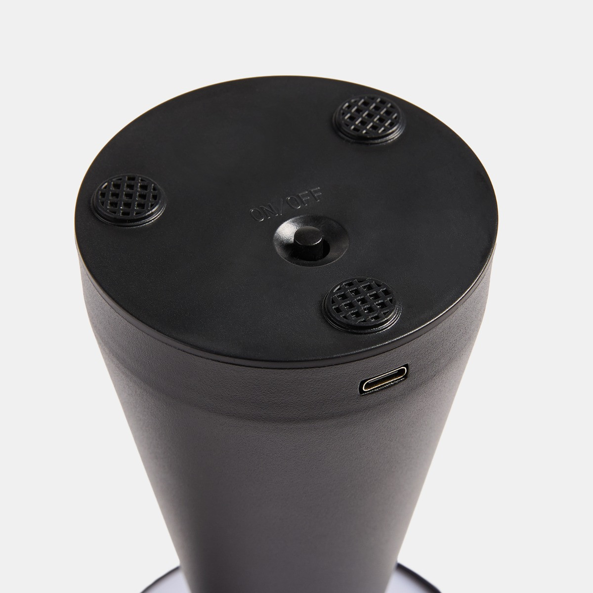OHS Mushroom Rechargeable Table Lamp - Black>