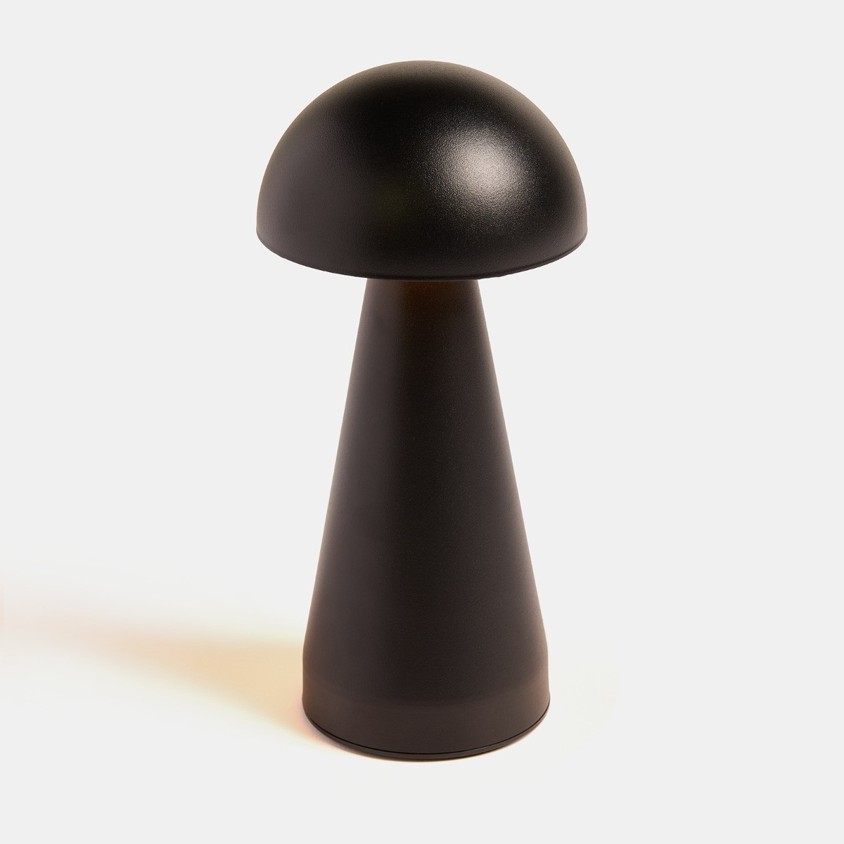 OHS Mushroom Rechargeable Table Lamp - Black>