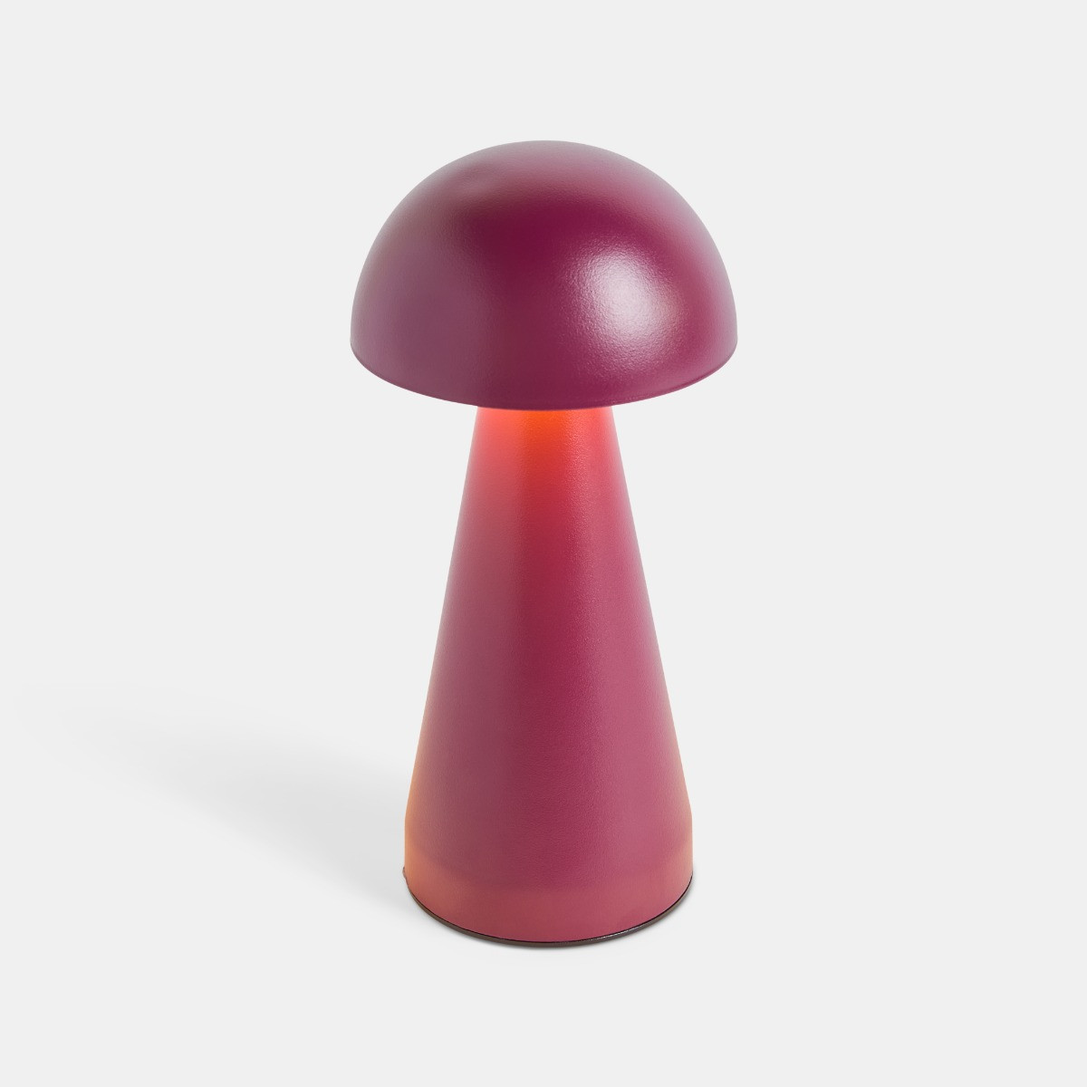 OHS Mushroom Rechargeable Table Lamp - Berry>