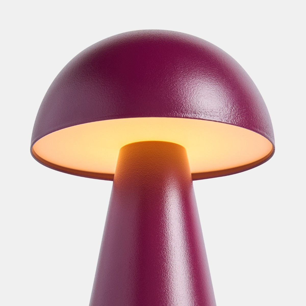 OHS Mushroom Rechargeable Table Lamp - Berry>
