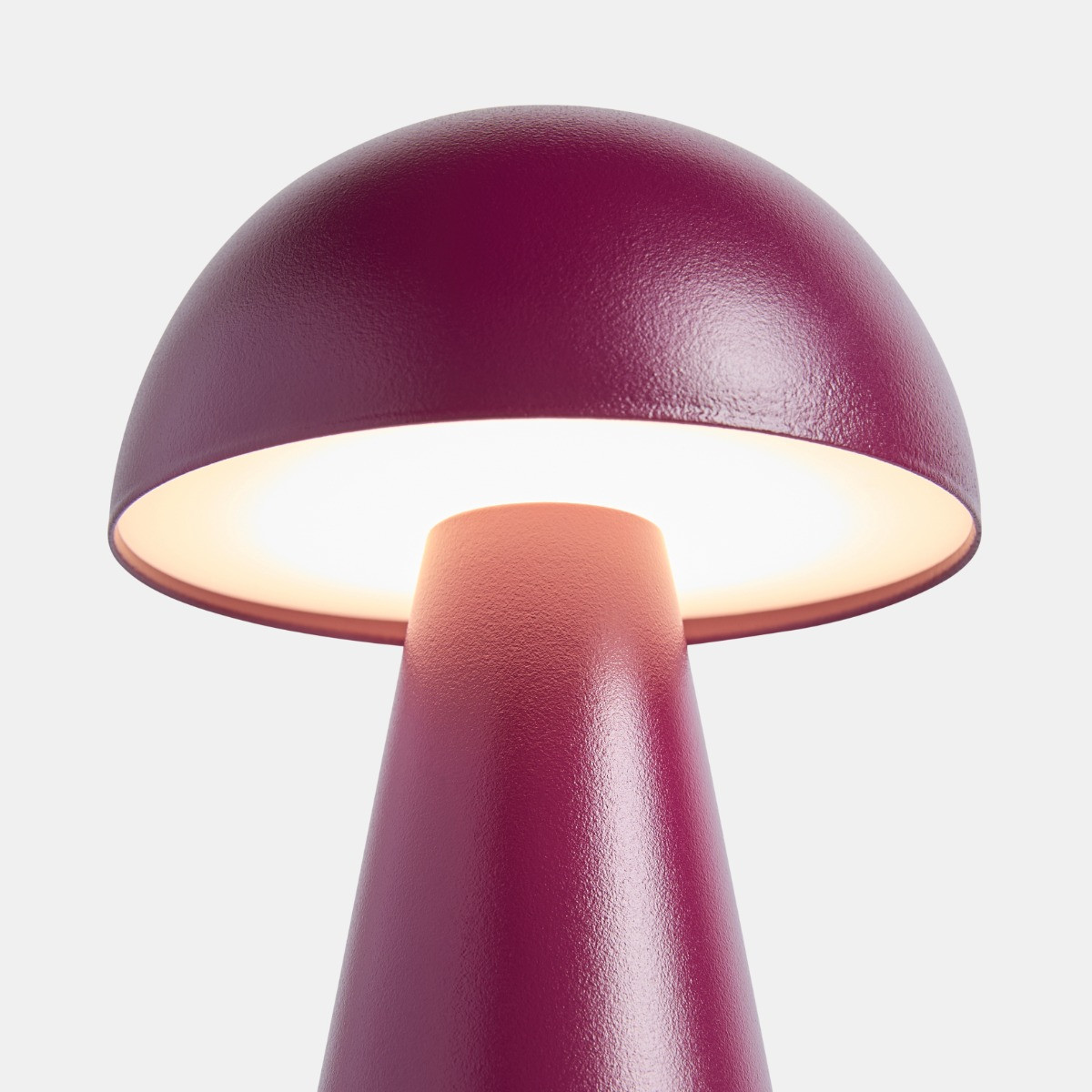 OHS Mushroom Rechargeable Table Lamp - Berry>