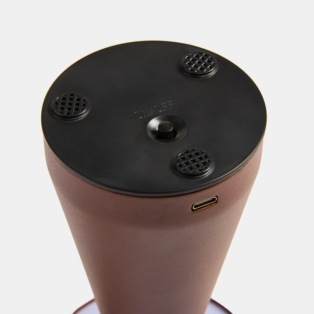 OHS Mushroom Rechargeable Table Lamp - Coffee>