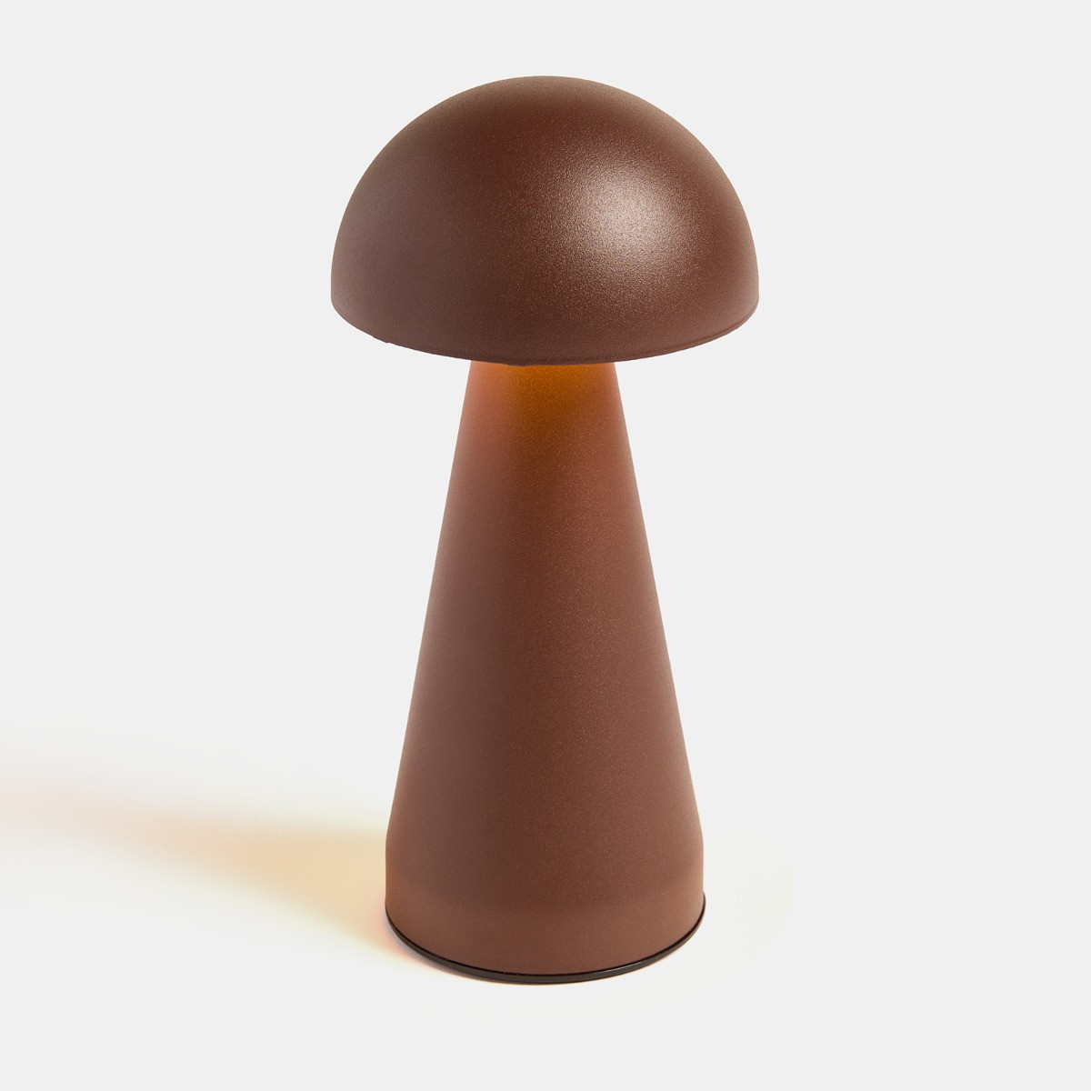 OHS Mushroom Rechargeable Table Lamp - Coffee>