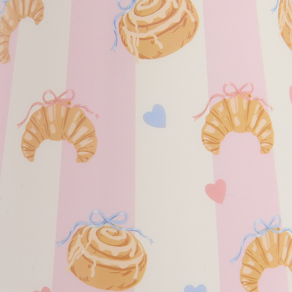 OHS Croissant Print Collapsible Rechargeable Lamp - Pink>