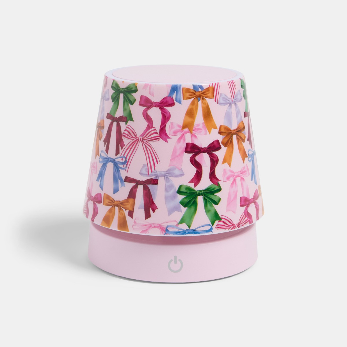 OHS Multi Bow Print Collapsible Rechargeable Lamp - Multi>