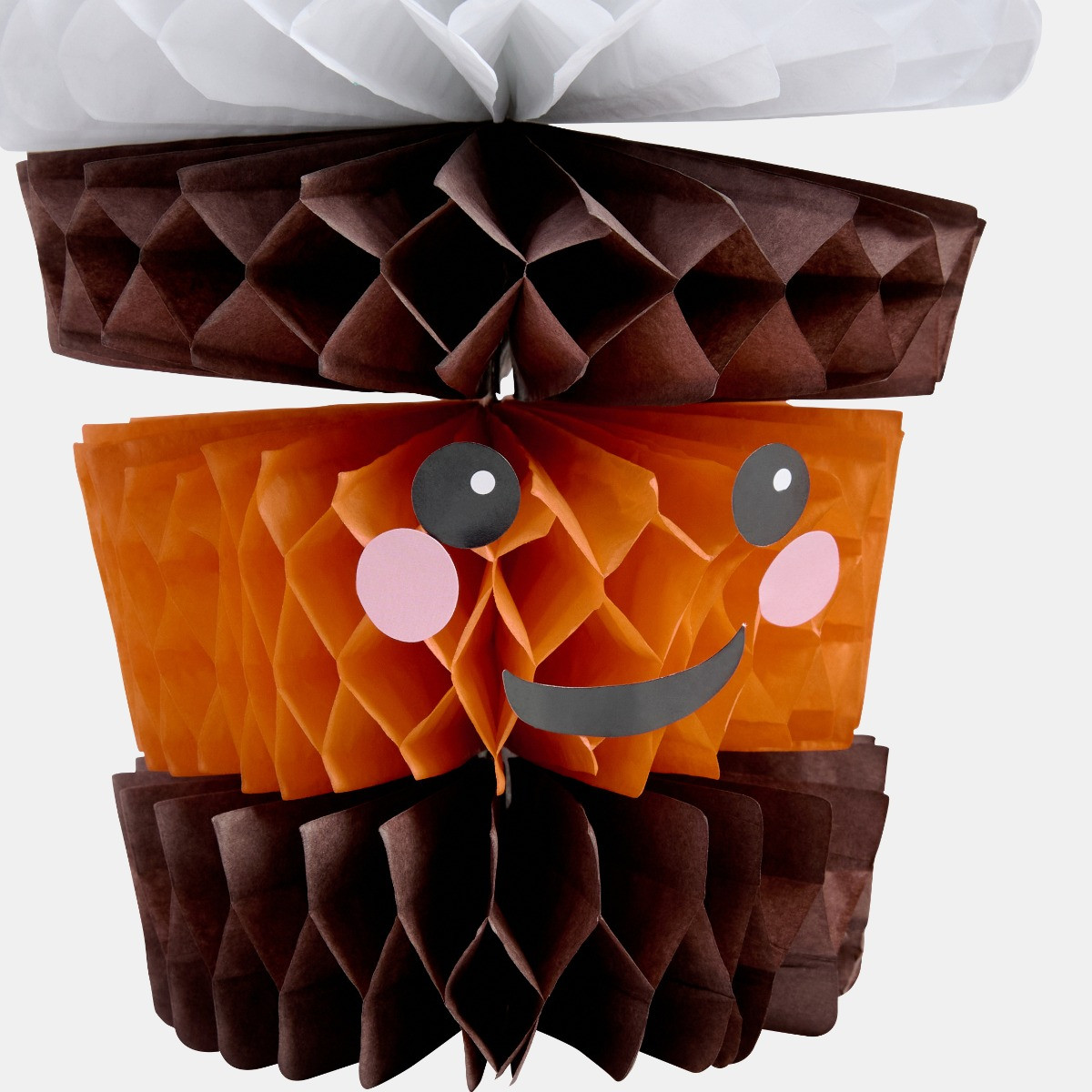 OHS 4 Pack Pumpkin Latte Tree Decorations - Brown>