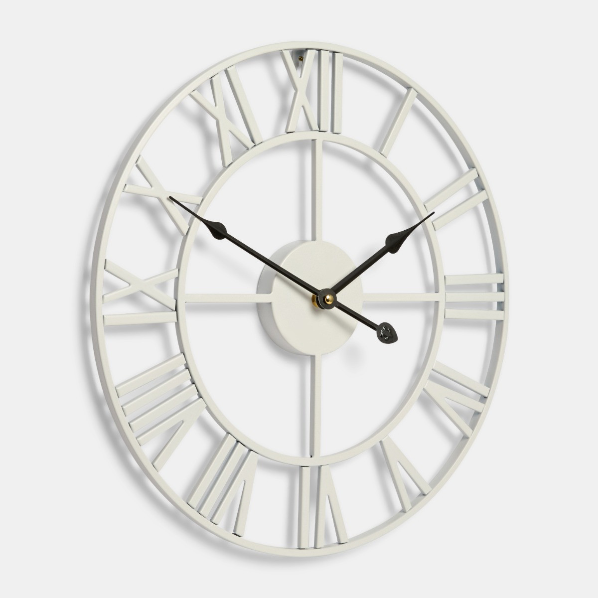 OHS Skeleton Wall Clock - Cream>