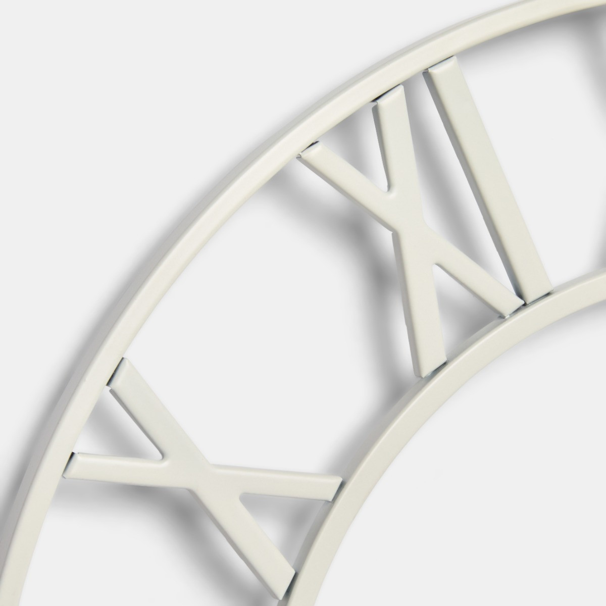 OHS Large Skeleton Wall Clock - Cream>