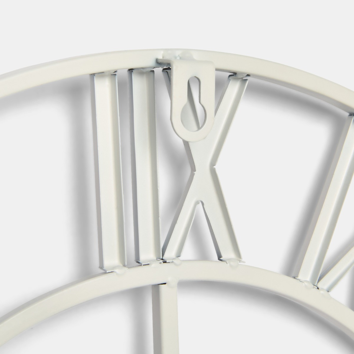 OHS Large Skeleton Wall Clock - Cream>