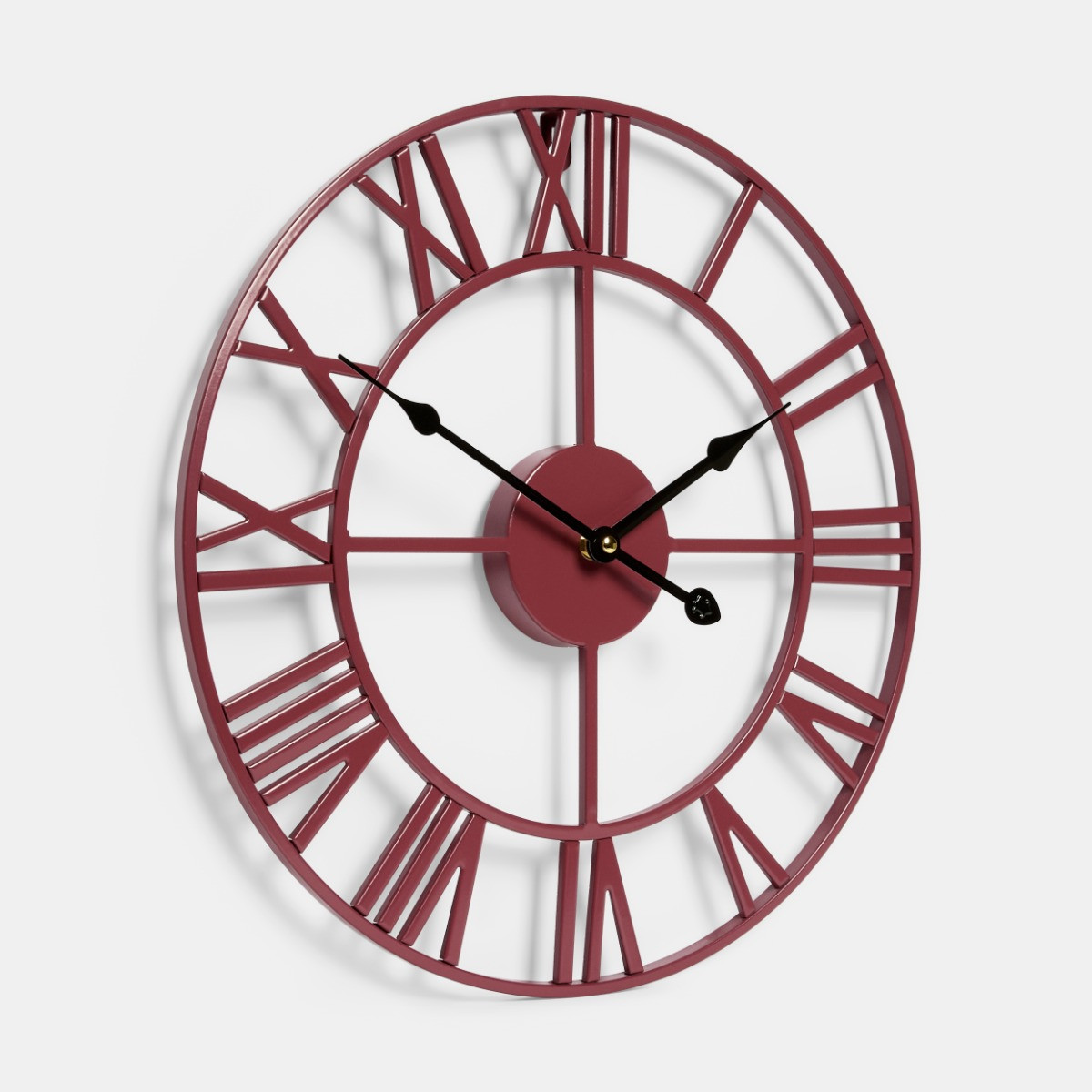 OHS Skeleton Wall Clock - Berry>