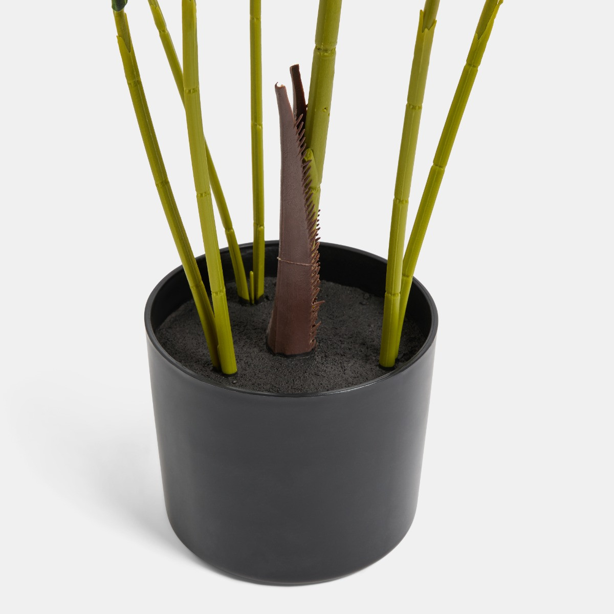 OHS Palm Leaf Tree in Black Pot - One Size>
