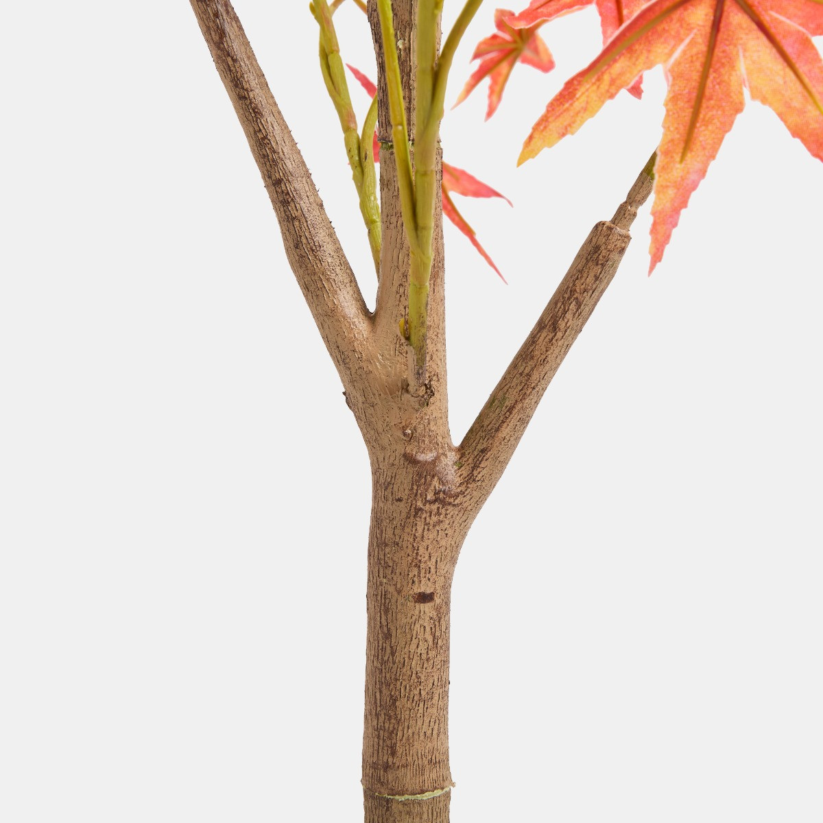 OHS Autumn Leaf Tree in Black Pot, Rust - 1.1m>