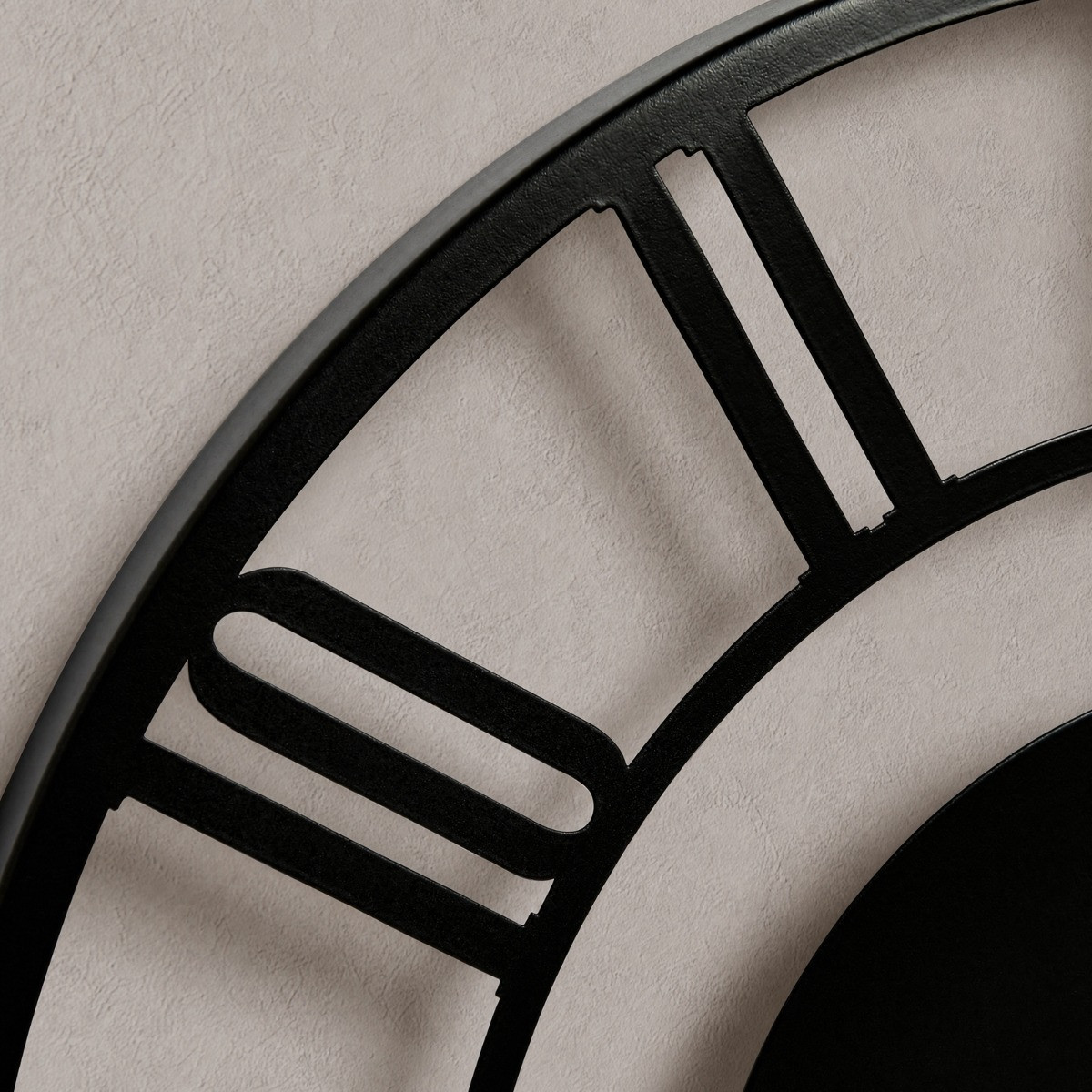 OHS Traditional Skeleton Wall Clock - Black>