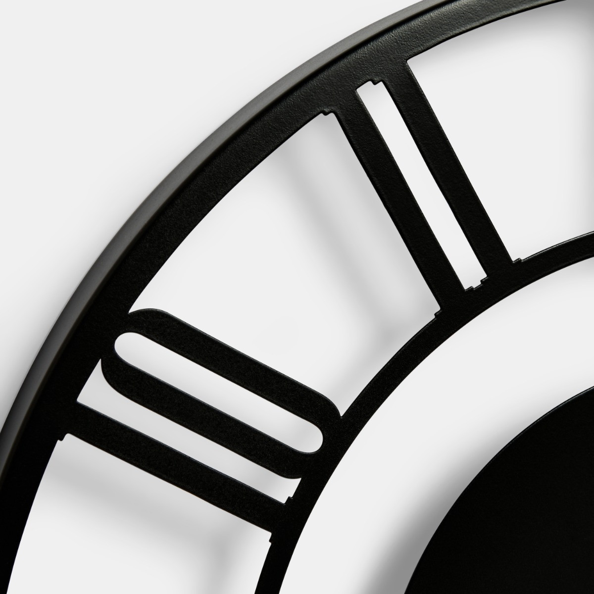 OHS Traditional Skeleton Wall Clock - Black>