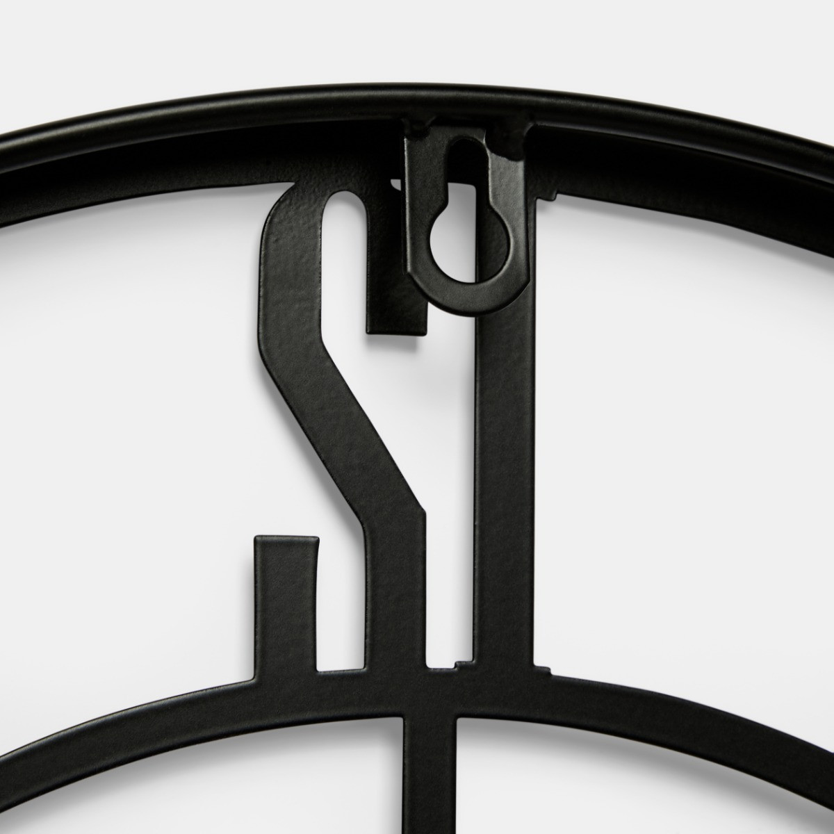 OHS Traditional Skeleton Wall Clock - Black>