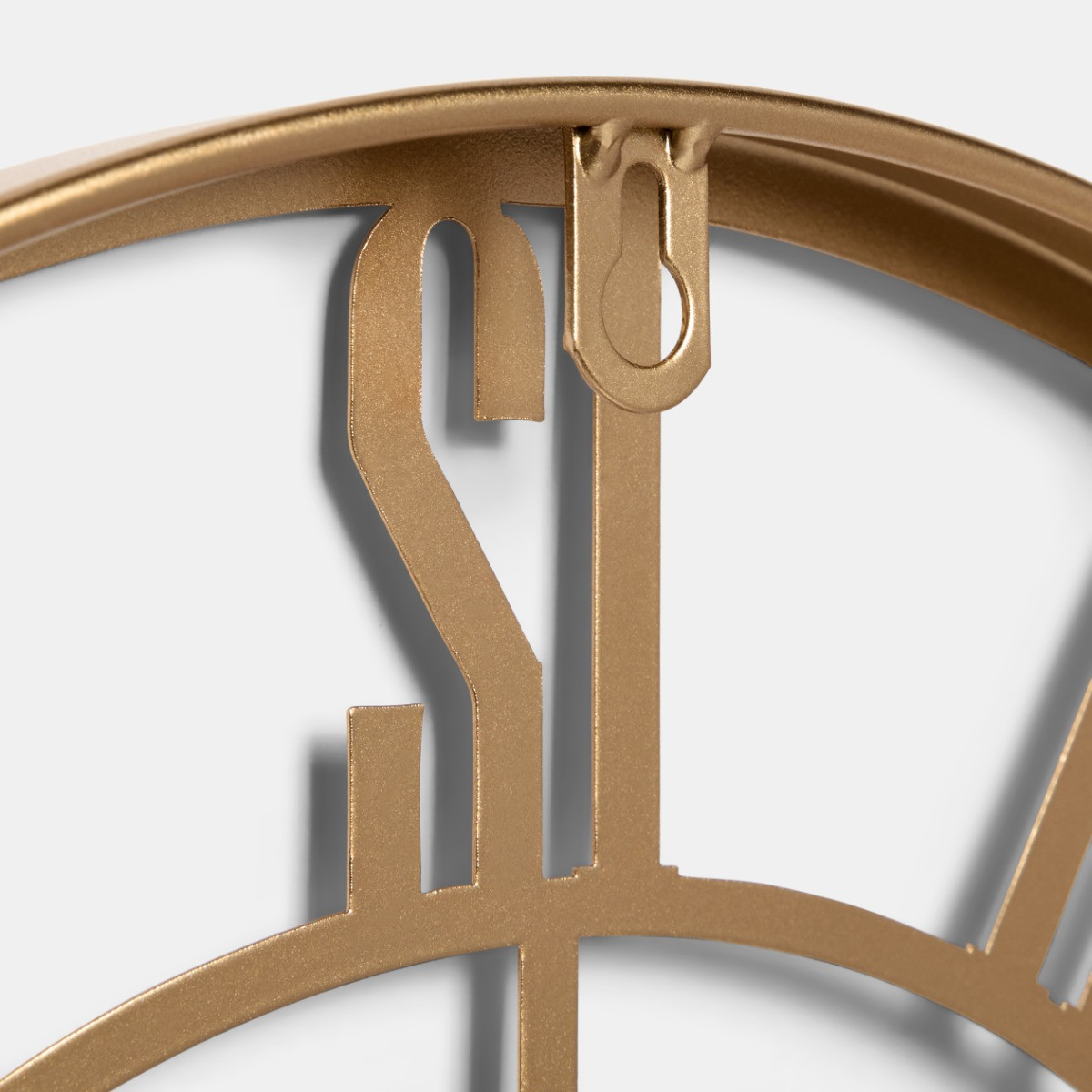 OHS Traditional Skeleton Wall Clock - Gold>
