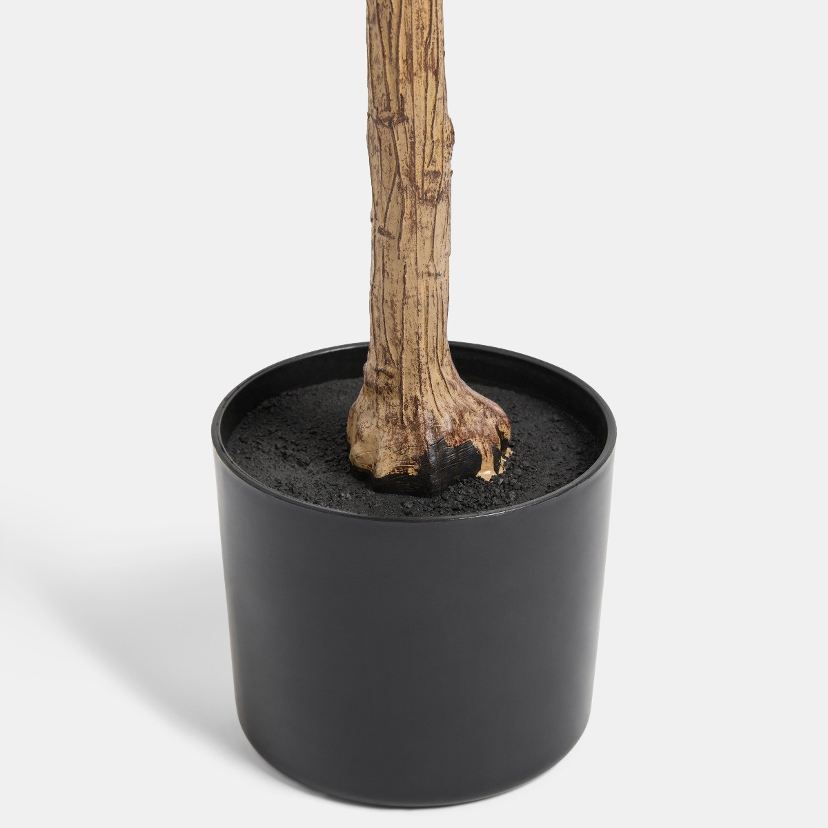 OHS Eucalyptus Leaf Tree in Pot, Black - 1.5m>