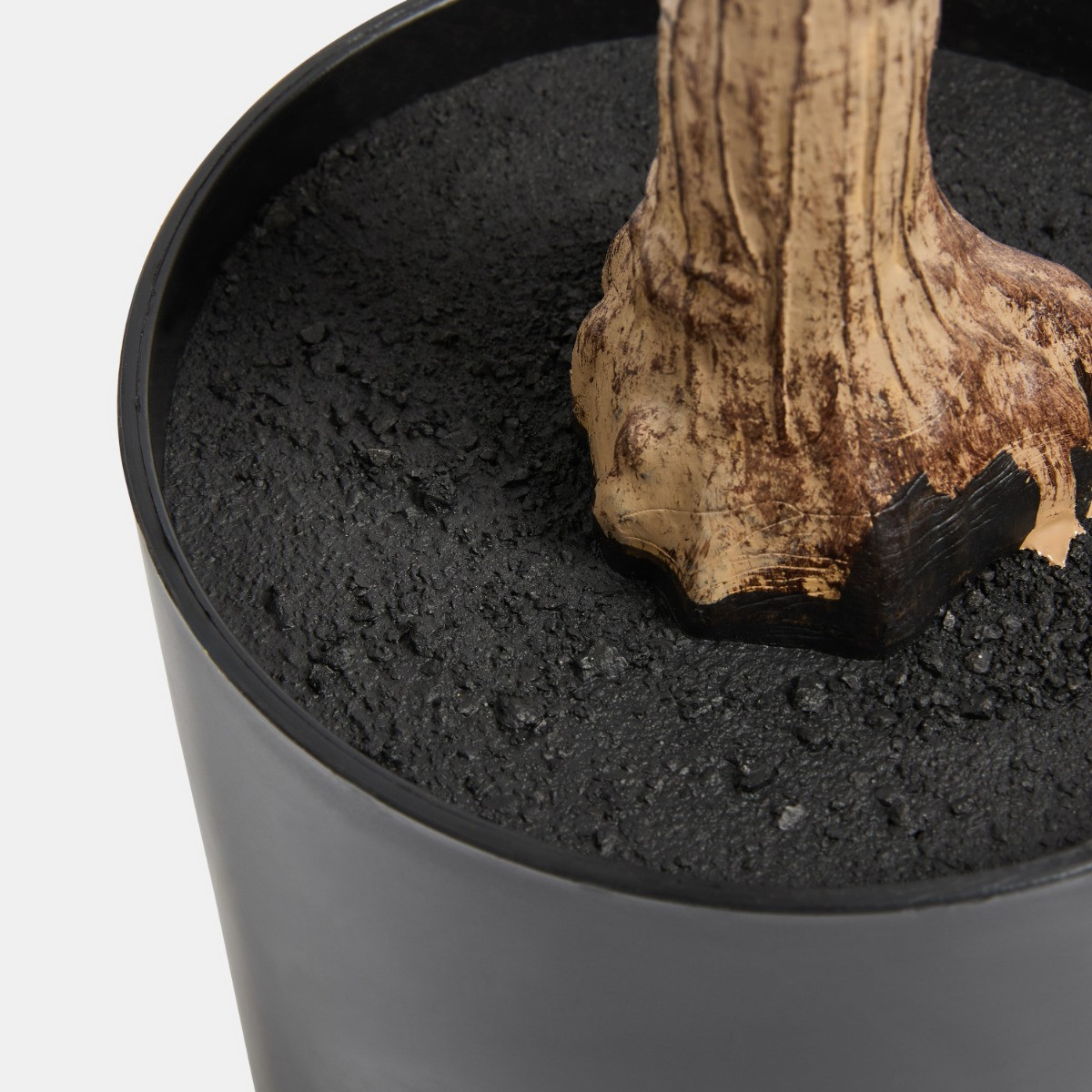 OHS Eucalyptus Leaf Tree in Pot, Black - 1.5m>