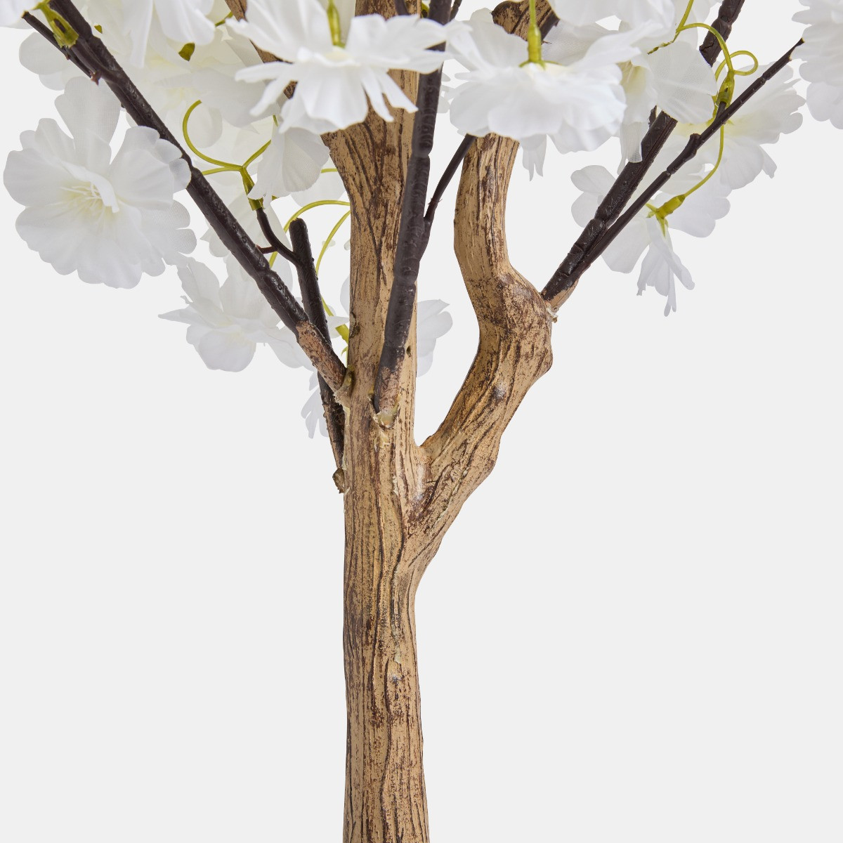 OHS Cherry Blossom Tree in Black Pot, White - 1.5m>