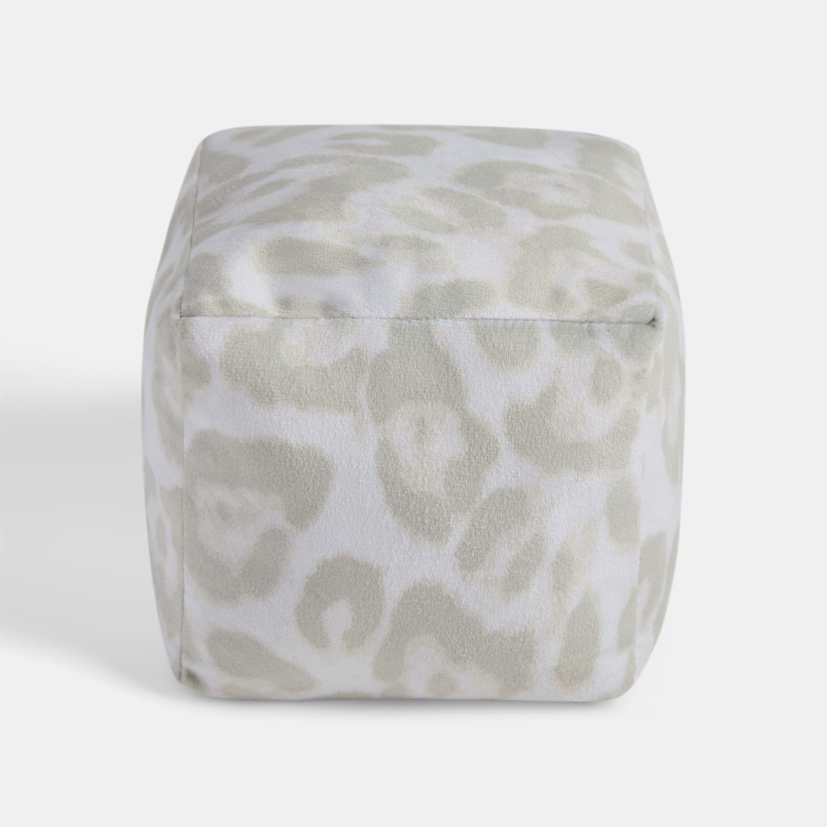 OHS Leopard Print Cube Doorstop - Natural>