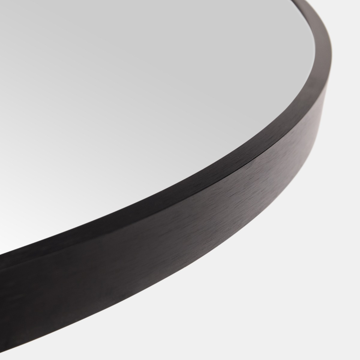 OHS Round Wall Mirror - Black>