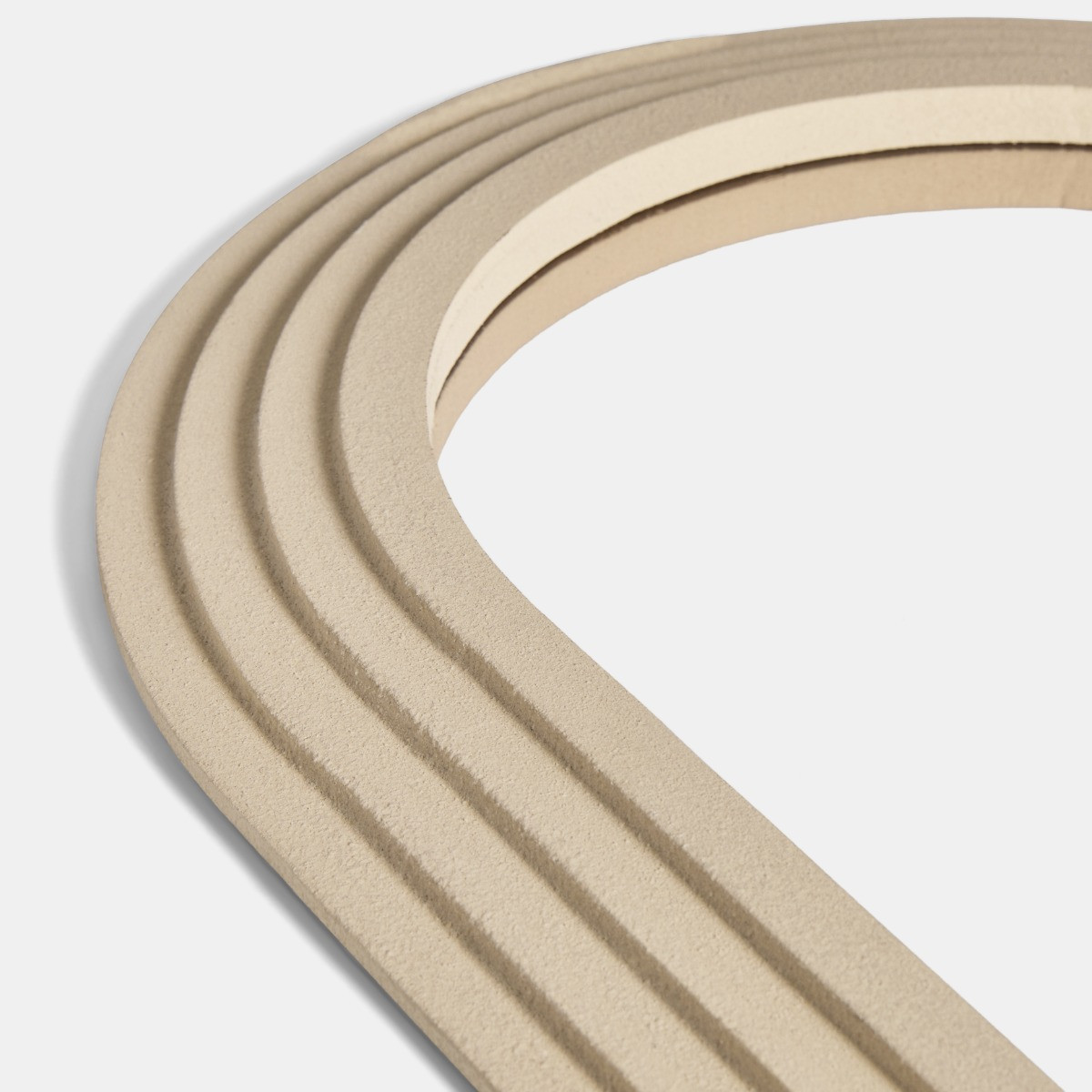 OHS Arch Ribbed Frame Full Length Mirror - Stone>