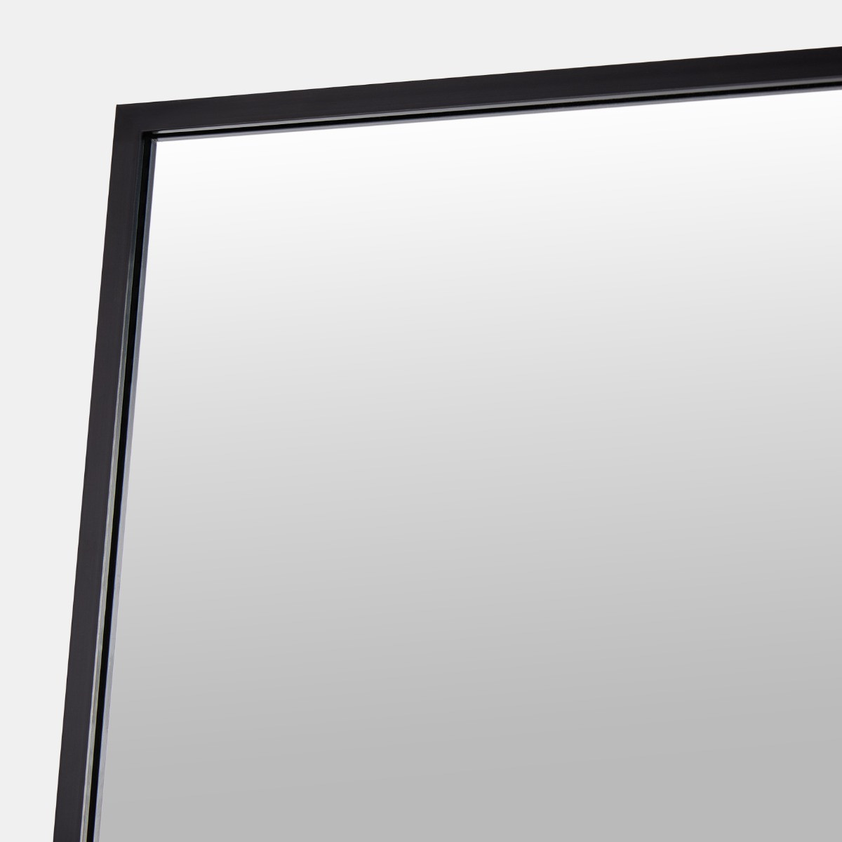 OHS Rectangle Full Length Free Standing Mirror, Black - 160cm>