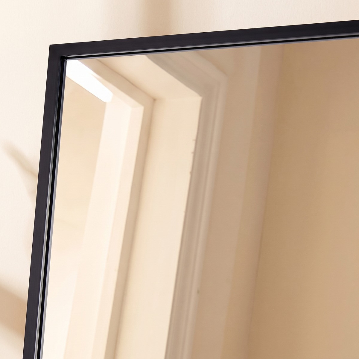 OHS Rectangle Full Length Free Standing Mirror, Black - 160cm>