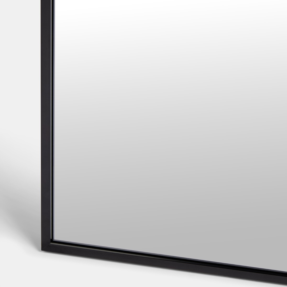 OHS Rectangle Full Length Free Standing Mirror, Black - 160cm>