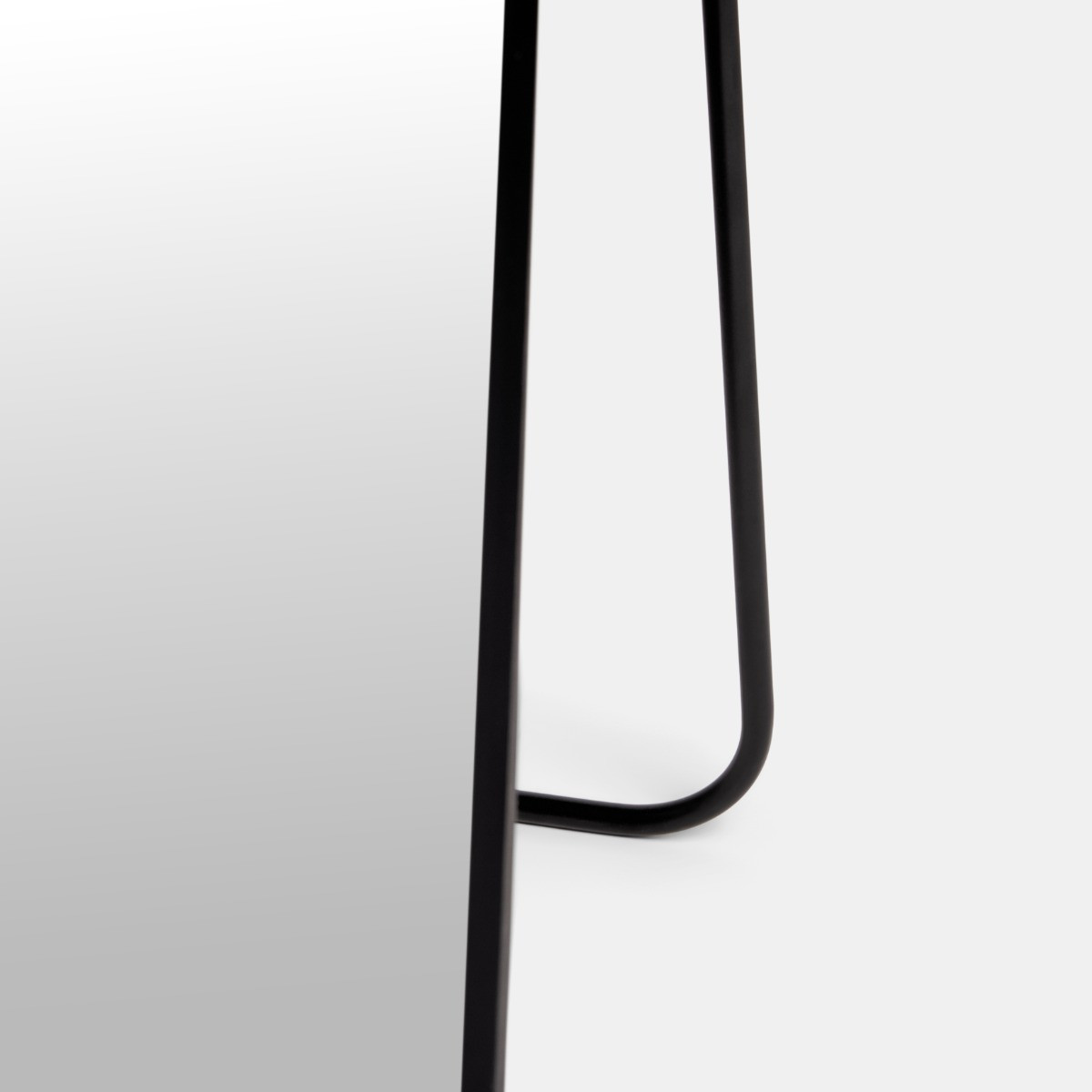 OHS Rectangle Full Length Free Standing Mirror, Black - 160cm>