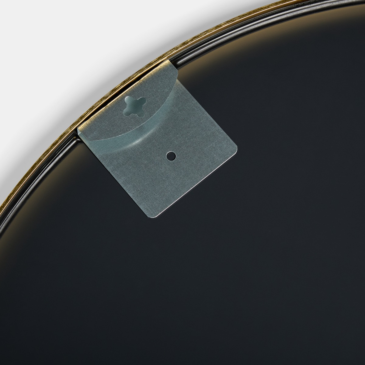 OHS Round Wall Mirror - Gold>