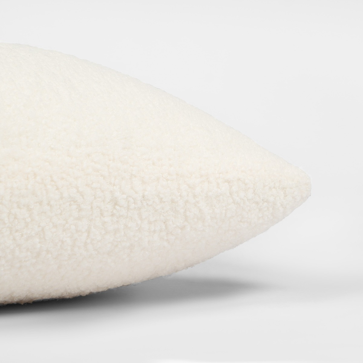 OHS Teddy Bouclé Cushion Covers - Cream>