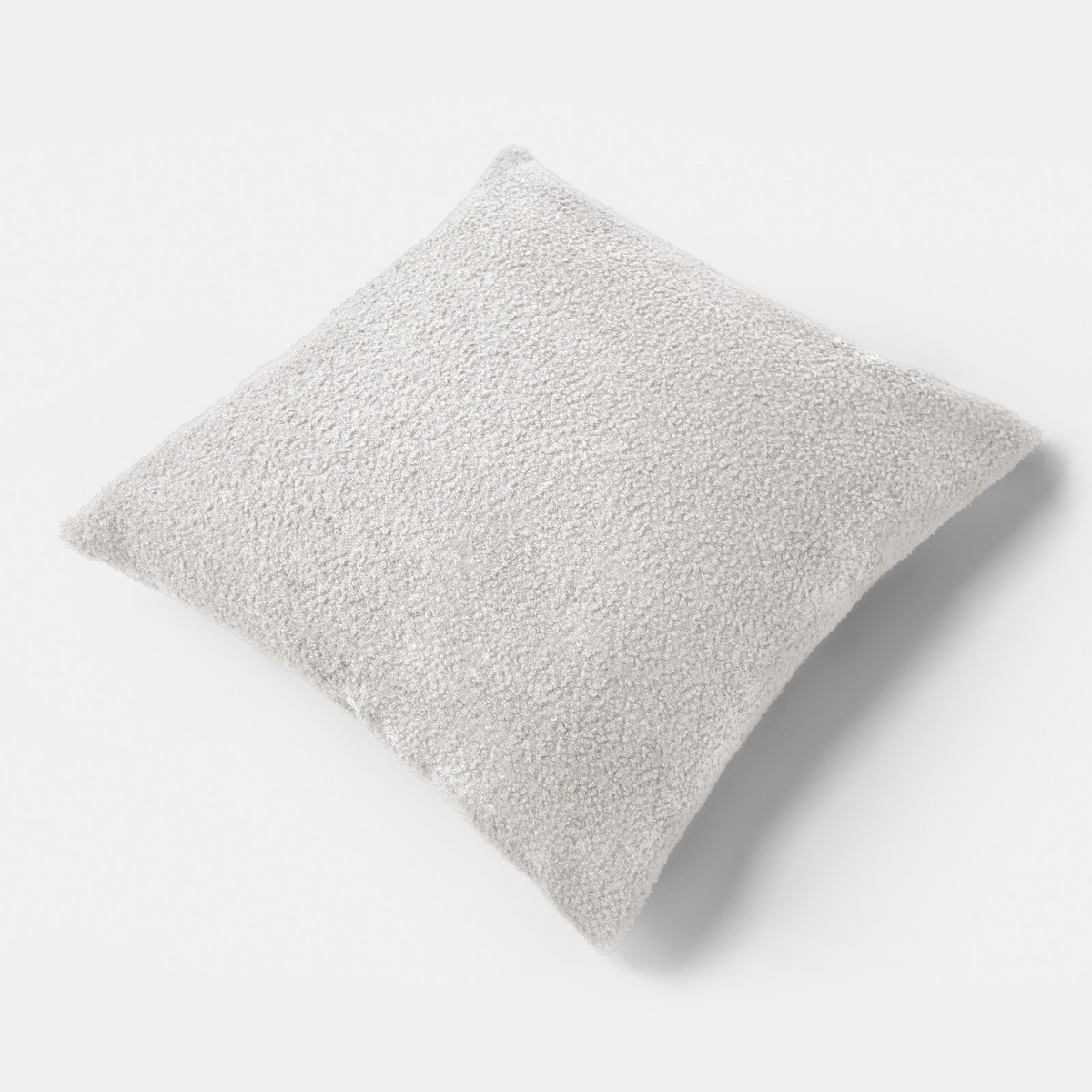 OHS Teddy Bouclé Cushion Covers - Grey>