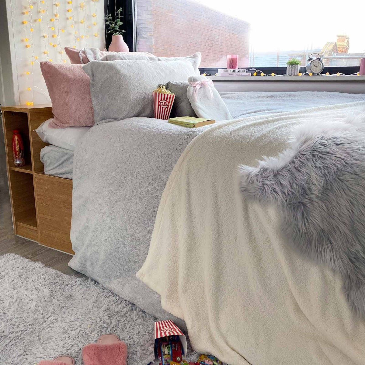 Teddy Ultimate Bundle, Charcoal - Double>