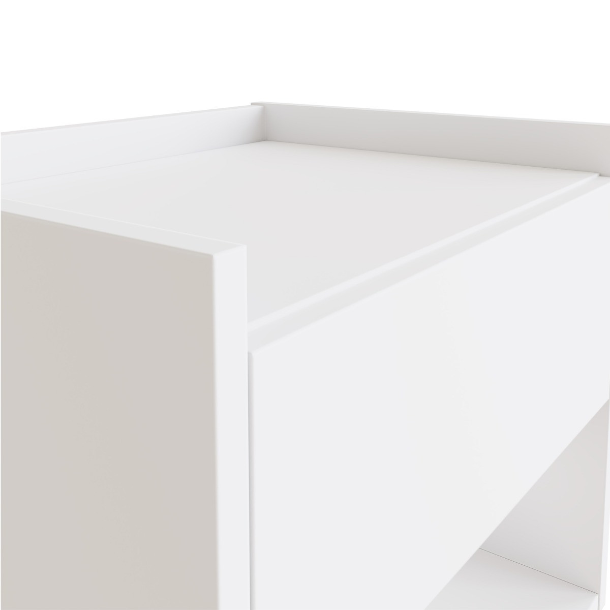 Harmony Pair Of Wall Mounted Bedside Tables - White>