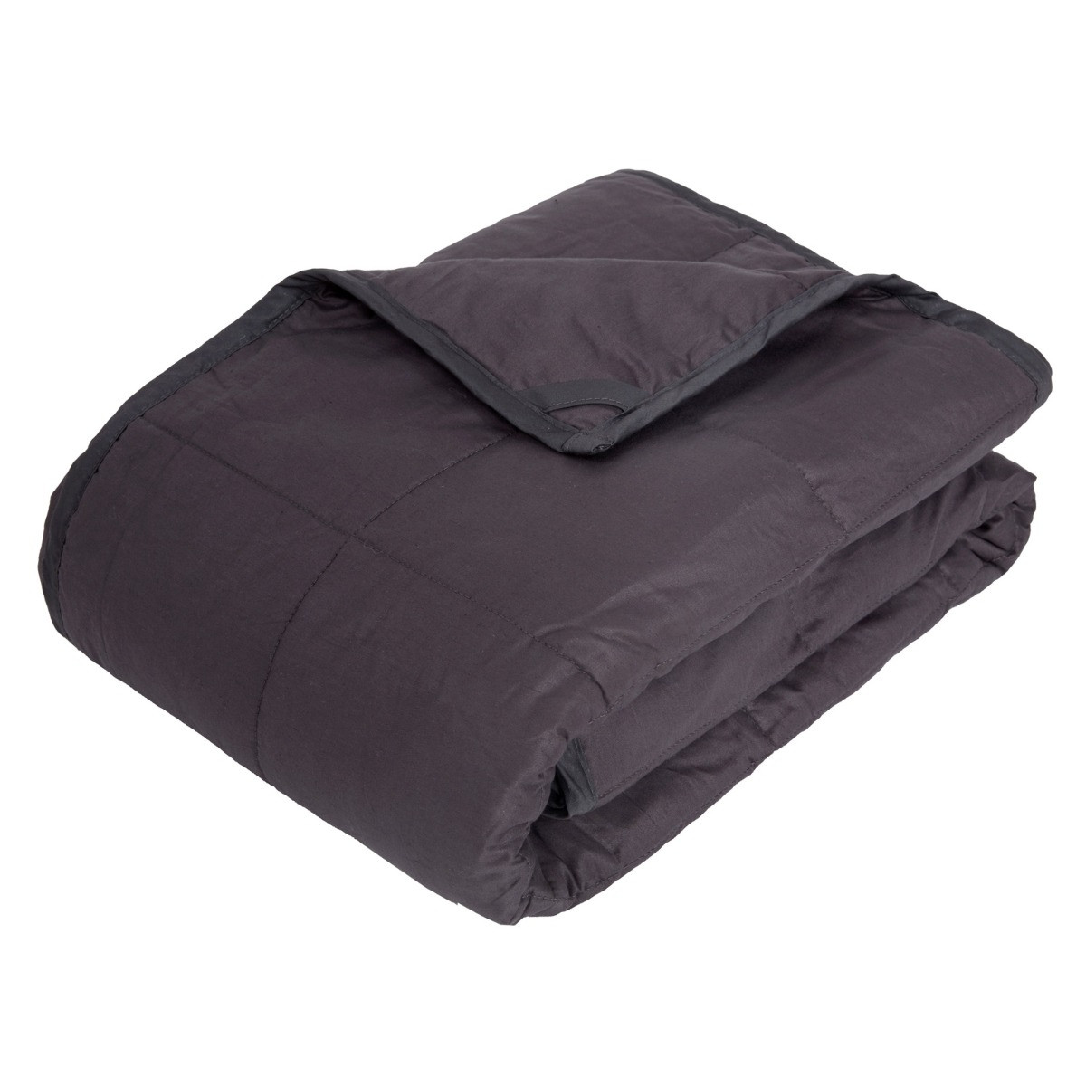 Highams Weighted Blanket Quilted Grey, 125 x 180 cm - 6kg>