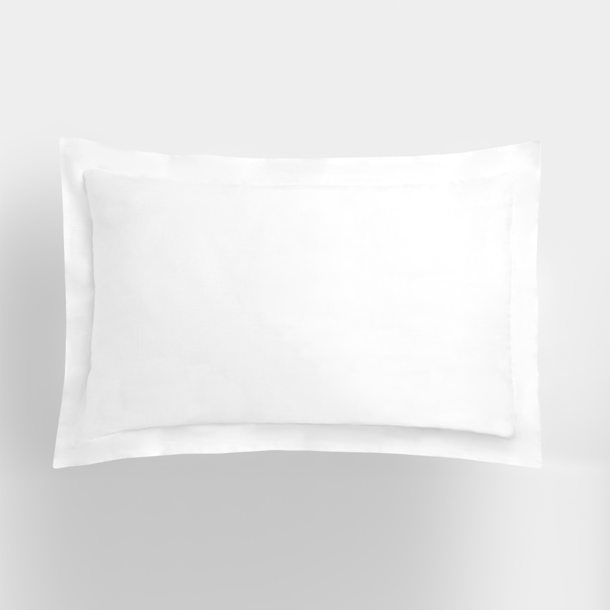 Highams 2 Pack Cotton Oxford Pillowcases - White>