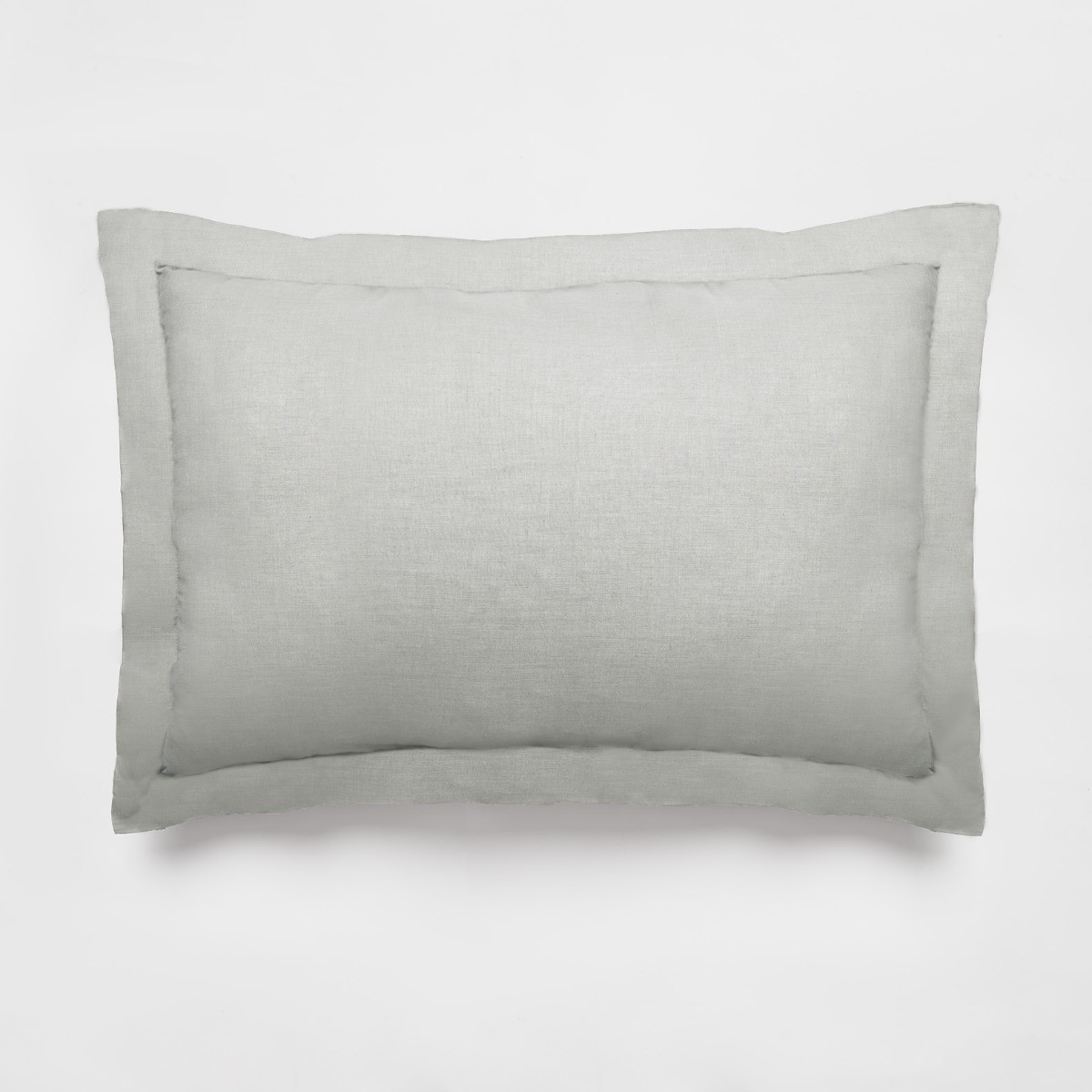 Highams 2 Pack Polycotton Oxford Pillowcases - Silver>