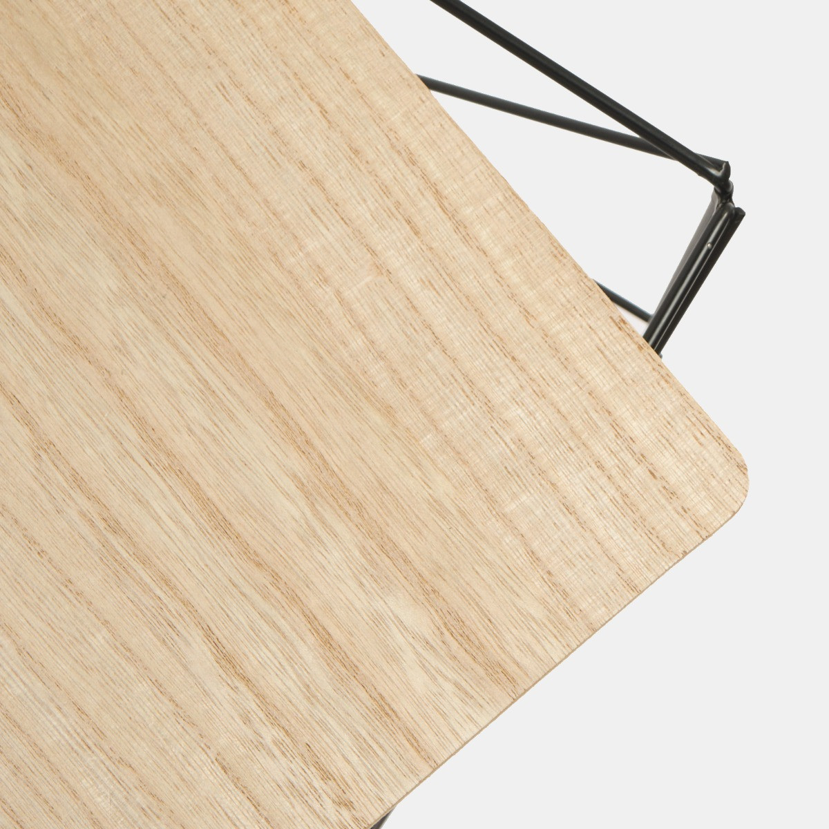 OHS Manhattan Storage Basket Side Table - Natural Wood>